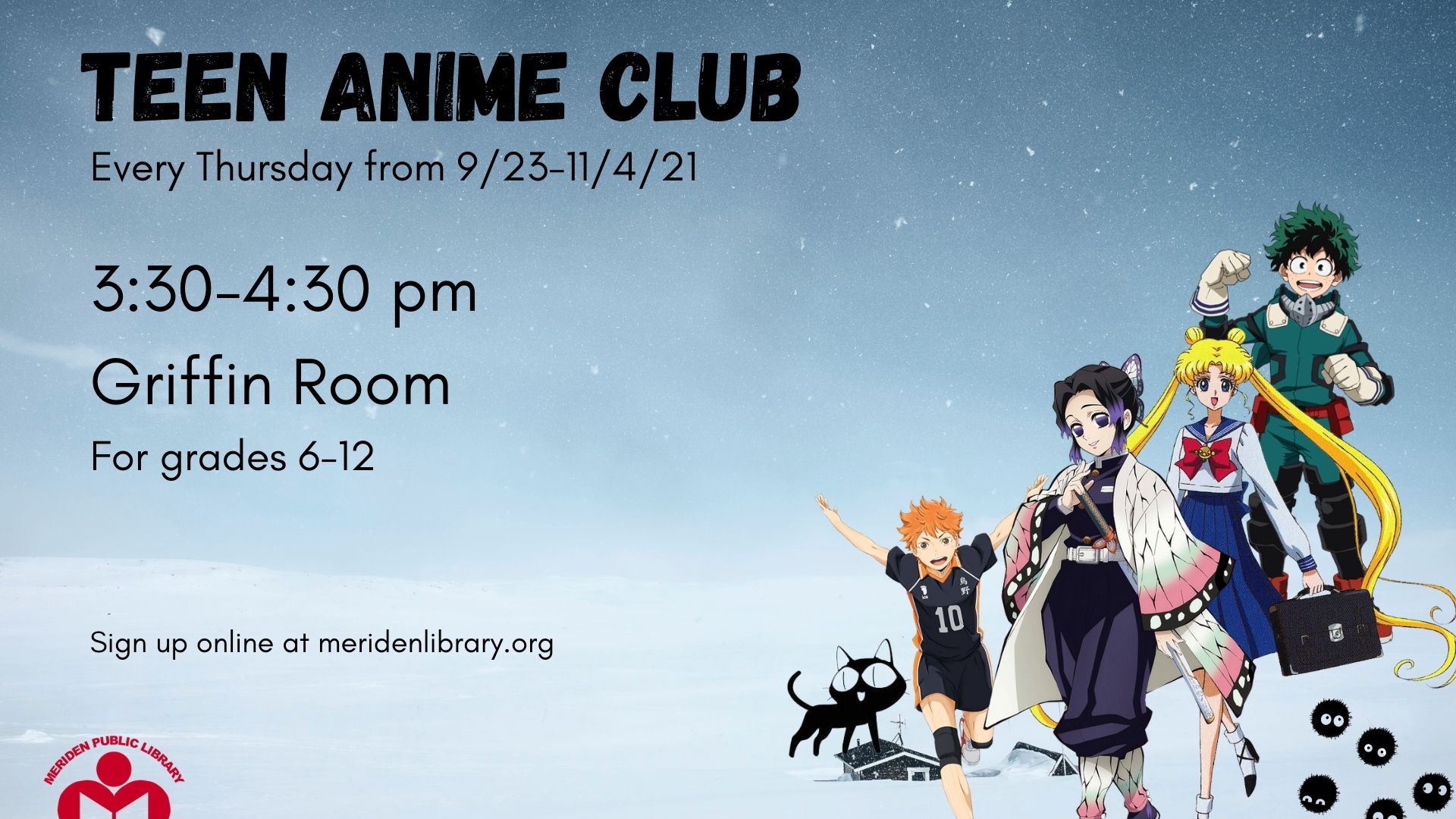 Anime Club on Zoom  Meriden Public Library