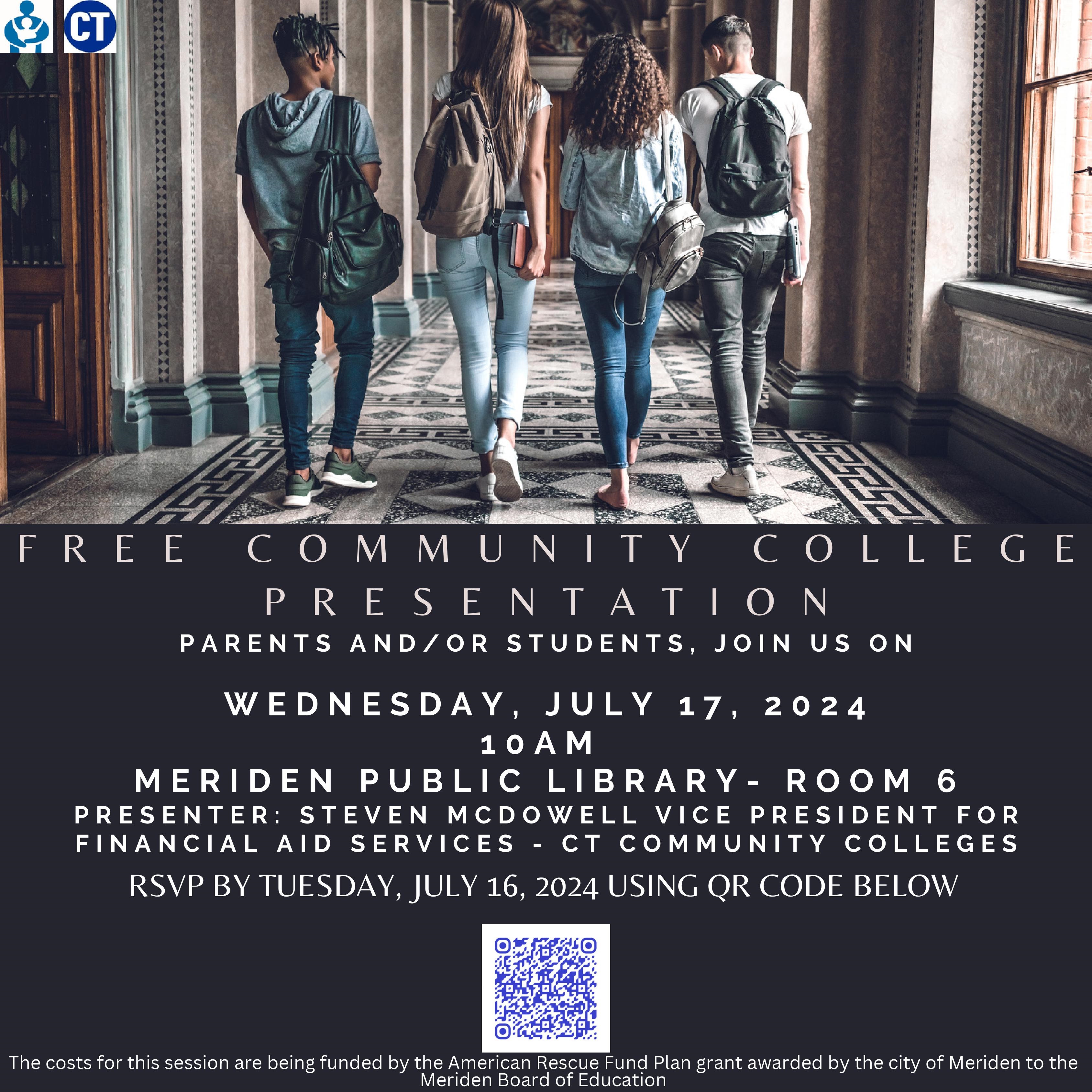 Free college presentation flyer