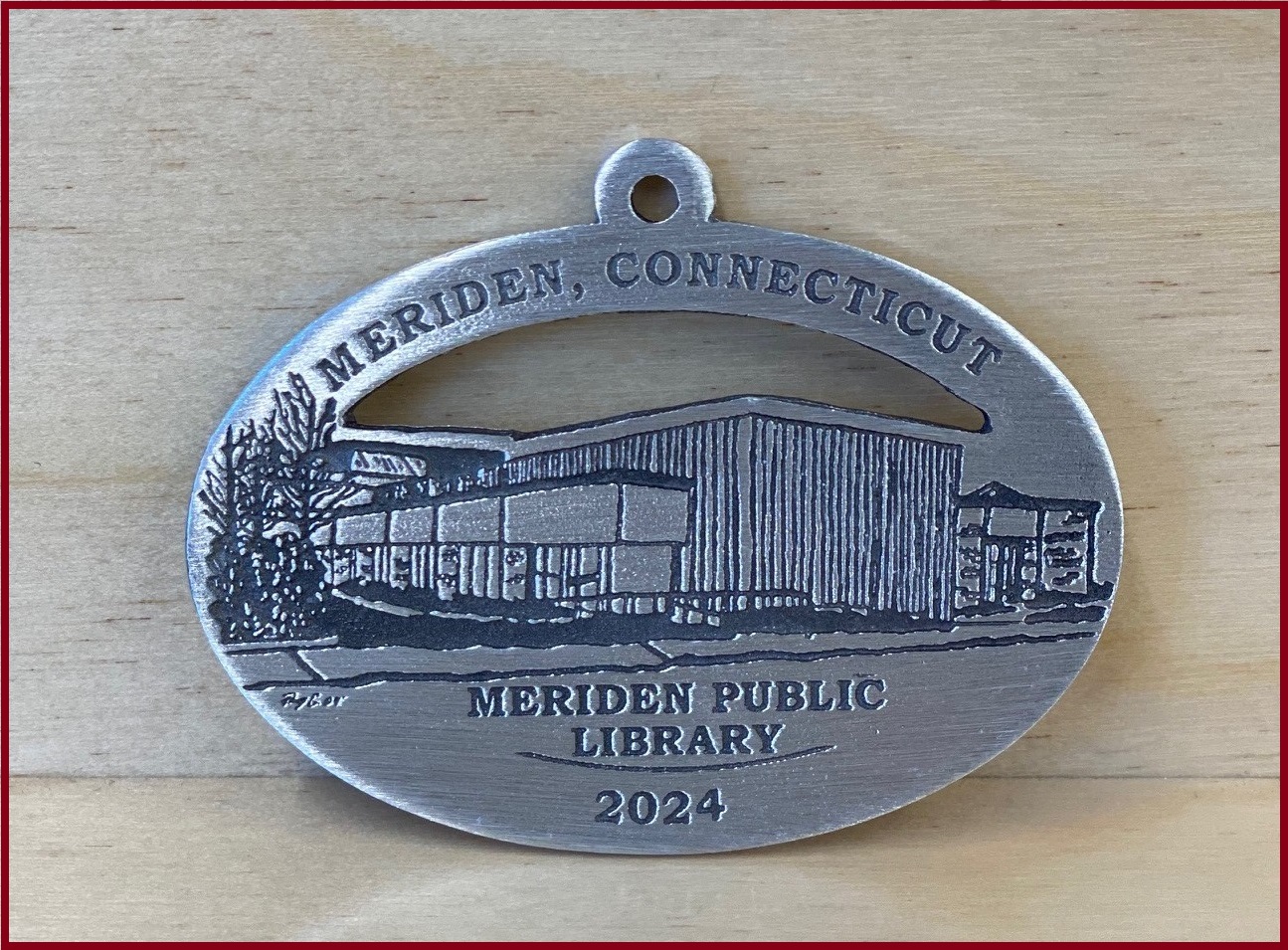 Meriden Public Library 2024 Ornament 