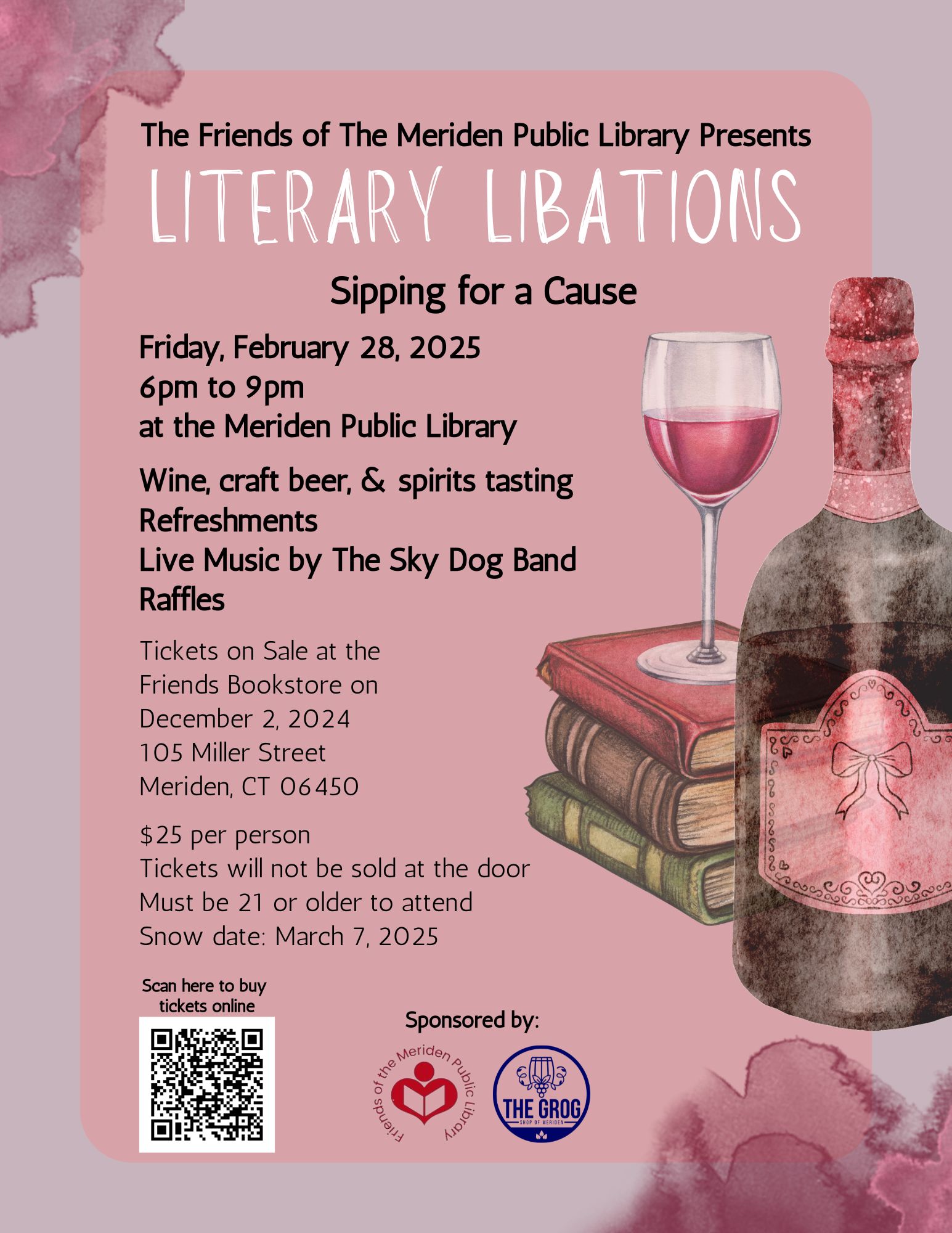 Literary Libations Sipping for a Cause