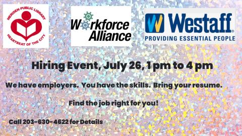 July 26 Hiring Event