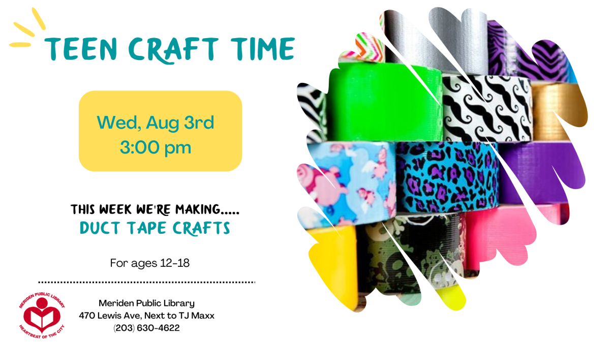 Teen Craft Time - Colored, Patterned Duct Tape Crafts