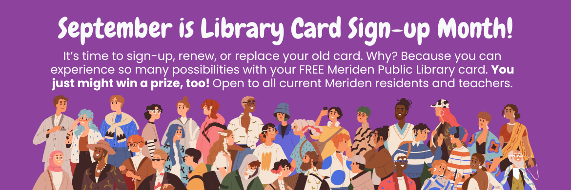 September is Library Card Sign-Up Month