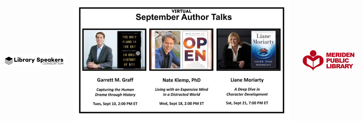 September Virtual Author Talks