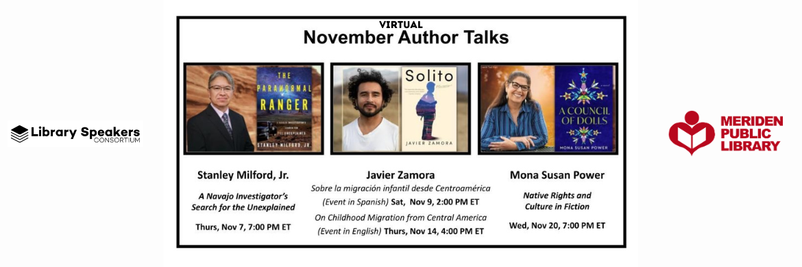 November Author Talk Slider